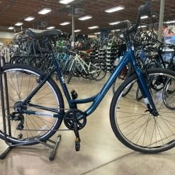 Batch Bicycles Batch Comfort Ladies Step Thru Hybrid Bike - Blue