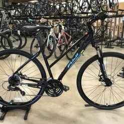 Fuji Traverse 1.7 Disc Mid Step Satin Black/Cyan