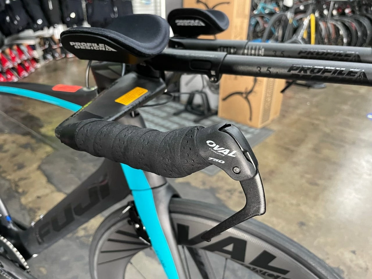 Fuji Norcom Straight 1.3 SRAM Force ETap AXS - Carbon Teal 2020 8 Fuji Norcom Straight 1.3 SRAM Force ETap AXS - Carbon Teal 2020 - Image 6