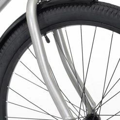 Other Sea Change Men's 26 Inch Beach Cruiser Bicycle, Silver -Aventon Shop 6qNeTrmmogJ6o qJYSZ0QJCiM