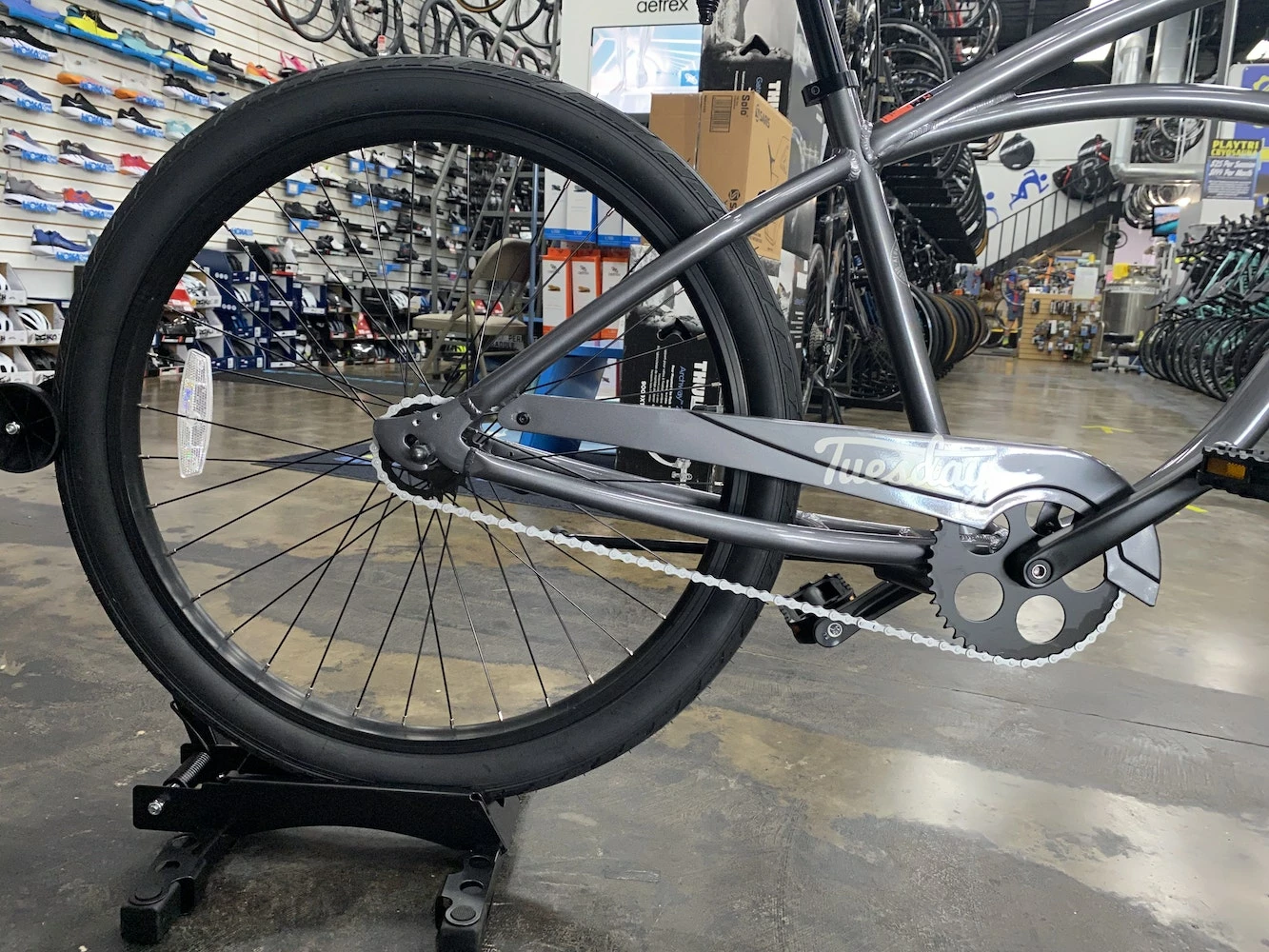 Tuesday Cycles August 1 26" Cruiser - Pewter Nickle 2021 7 Tuesday Cycles August 1 26" Cruiser - Pewter Nickle 2021 - Image 5