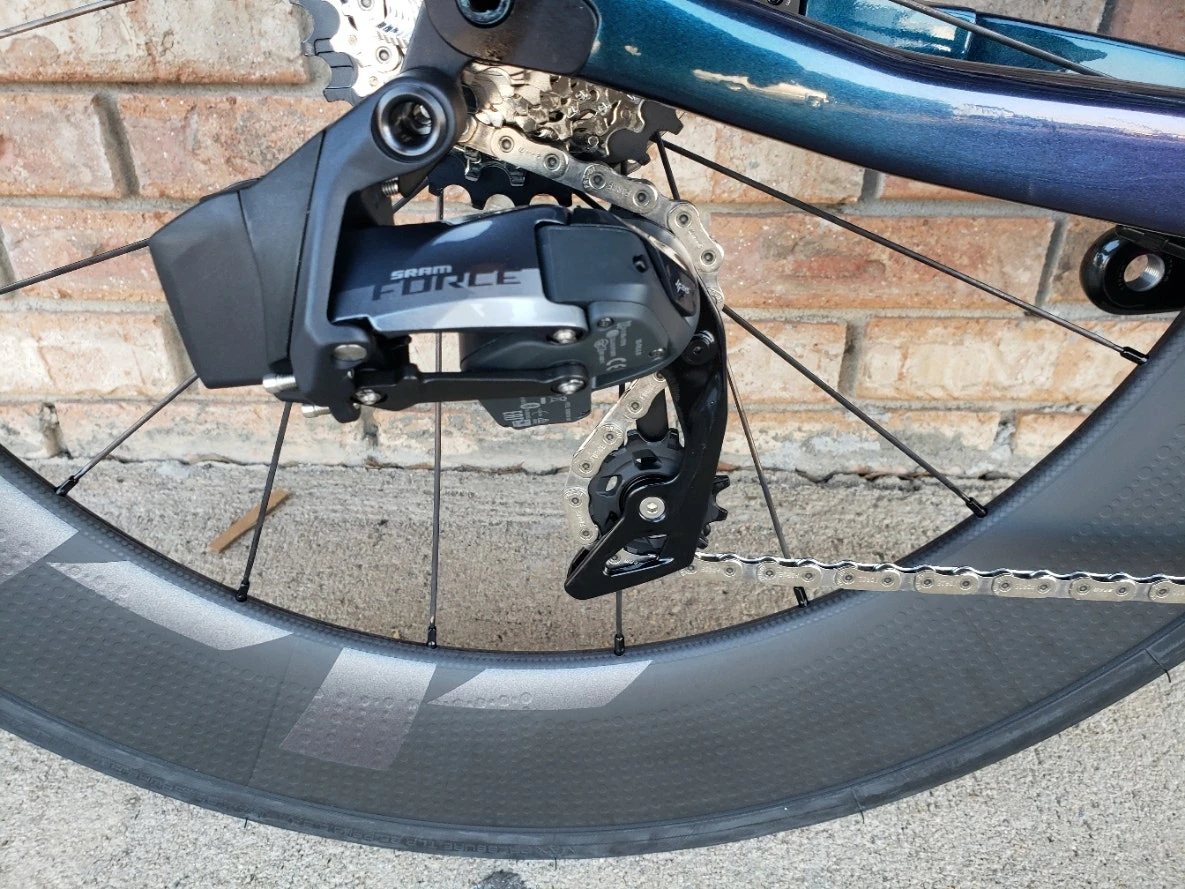 Argon 18 E-119 Tri+ SRAM F Orce AXS ETap 12-speed With ZIPP 808/404 Firecrest Race Wheels 2022 15 Argon 18 E-119 Tri+ SRAM F Orce AXS ETap 12-speed With ZIPP 808/404 Firecrest Race Wheels 2022 - Image 13