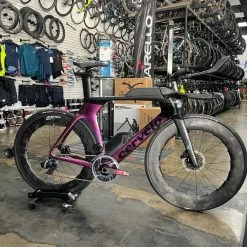 Cervelo P5 SRAM Red ETap AXS 12 Speed Zipp 858 NSW - Purple Sunset 2023