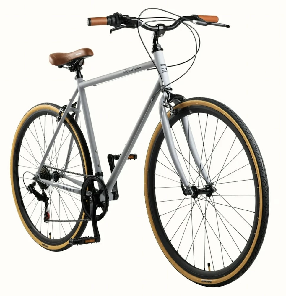 Retrospec Kinney City Bike 7-Speed - Matte Gunmetal 2021 4 Retrospec Kinney City Bike 7-Speed - Matte Gunmetal 2021 - Image 2