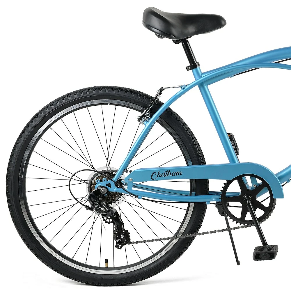 Retrospec Chatham Beach Cruiser 7-Speed 26" - Matte Pacific Blue 2022 5 Retrospec Chatham Beach Cruiser 7-Speed 26" - Matte Pacific Blue 2022 - Image 3