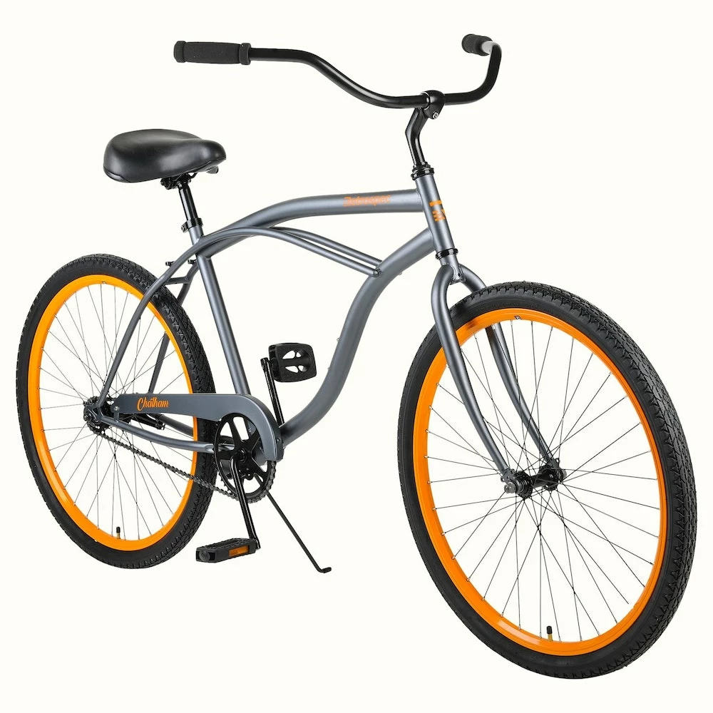 Retrospec Chatham Beach Cruiser 1-Speed 26" - Matte Graphite/Orange 2021 5 Retrospec Chatham Beach Cruiser 1-Speed 26" - Matte Graphite/Orange 2021 - Image 3