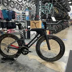 Argon 18 E-119 Tri+ SRAM Red ETap - Zipp 808 NSW Wheelset - Black 2022