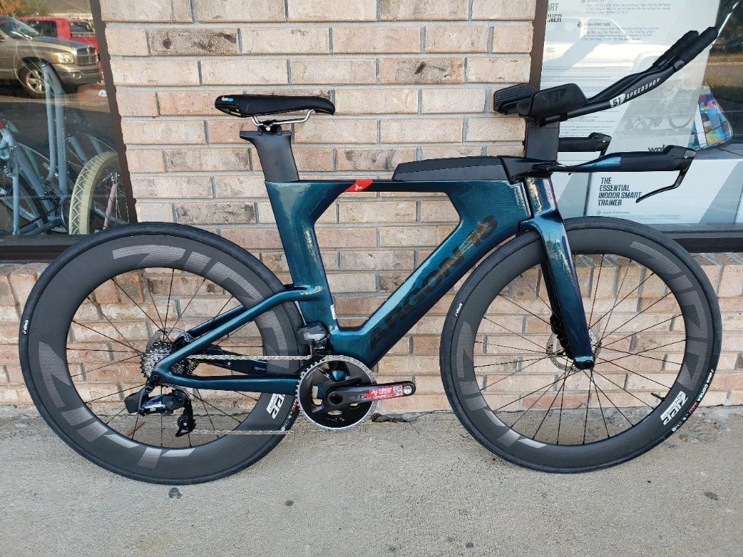 Argon 18 E-119 Tri+ SRAM F Orce AXS ETap 12-speed With ZIPP 808/404 Firecrest Race Wheels 2022 9 Argon 18 E-119 Tri+ SRAM F Orce AXS ETap 12-speed With ZIPP 808/404 Firecrest Race Wheels 2022 - Image 7