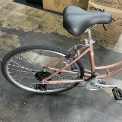 Retrospec Barron Step-Thru Comfort Hybrid Bike 21-Speed - Mauve 2022 -Aventon Shop FW0Lq cUG 9Uk1w6WZ S9Xx4
