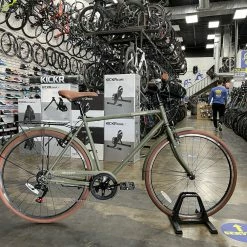 Retrospec Beaumont 7-Speed City Bike - Matte Olive Drab 2022