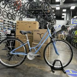 Retrospec Barron Step-Thru Comfort Hybrid Bike 21-Speed - Glacier Blue 2022 -Aventon Shop KMtMyNIJQEIm9i3ukh6mxNiMI