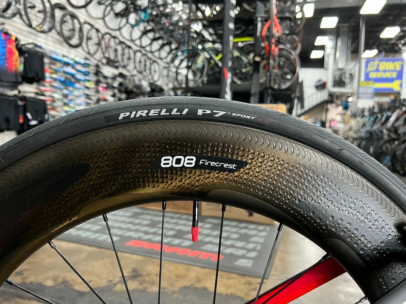 Argon 18 E-119 Tri+ SRAM Red ETap - Zipp 808 Firecrest Wheelset - Black 2022 12 Argon 18 E-119 Tri+ SRAM Red ETap - Zipp 808 Firecrest Wheelset - Black 2022 - Image 10