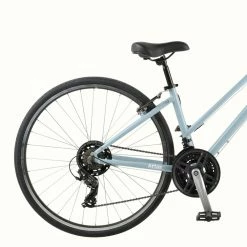 Retrospec Atlas Step-Thru Comfort Hybrid Bike - Crystal Blue 2022 -Aventon Shop MWV9mYh9BngzYvqdlGacAzmwY
