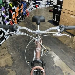 Retrospec Barron Step-Thru Comfort Hybrid Bike 21-Speed - Mauve 2022