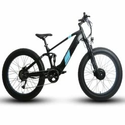 Eunorau DEFENDER-S 1500 Watt 9-Speed AWD E-bike 17" Black -Aventon Shop UnNV4Ui7UUl6g81d7lsb6tTSA