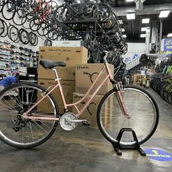 Retrospec Barron Step-Thru Comfort Hybrid Bike 21-Speed - Mauve 2022 -Aventon Shop YB8dcDR11bnQ1U9xlGoTM66tw