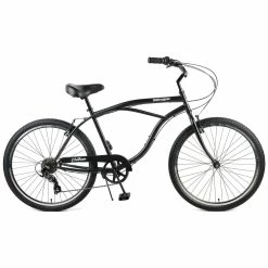 Retrospec Chatham Beach Cruiser 7-Speed 26" - Matte Black 2022