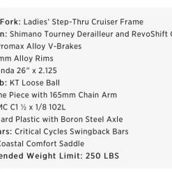 Retrospec Chatham Beach Cruiser 1-Speed 26" - Matte Silver/Cardinal 2021 -Aventon Shop axOv2bP1hmbmEybhQ I aopu8