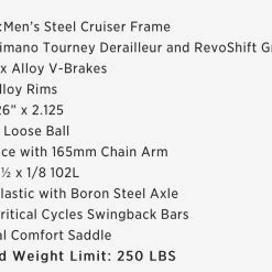 Retrospec Chatham Beach Cruiser 7-Speed 26" - Matte Pacific Blue 2022 12 Retrospec Chatham Beach Cruiser 7-Speed 26" - Matte Pacific Blue 2022 -Aventon Shop cLw9E78Sk6mTK1TpDsNtbBPmM 5