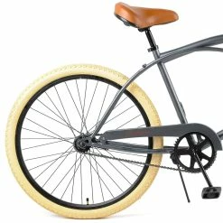 Retrospec Chatham Beach Cruiser 1-Speed 26" - Matte Graphite/Beige 2021 -Aventon Shop hfNUd2W8FCDFqDdiwyas8EOQg