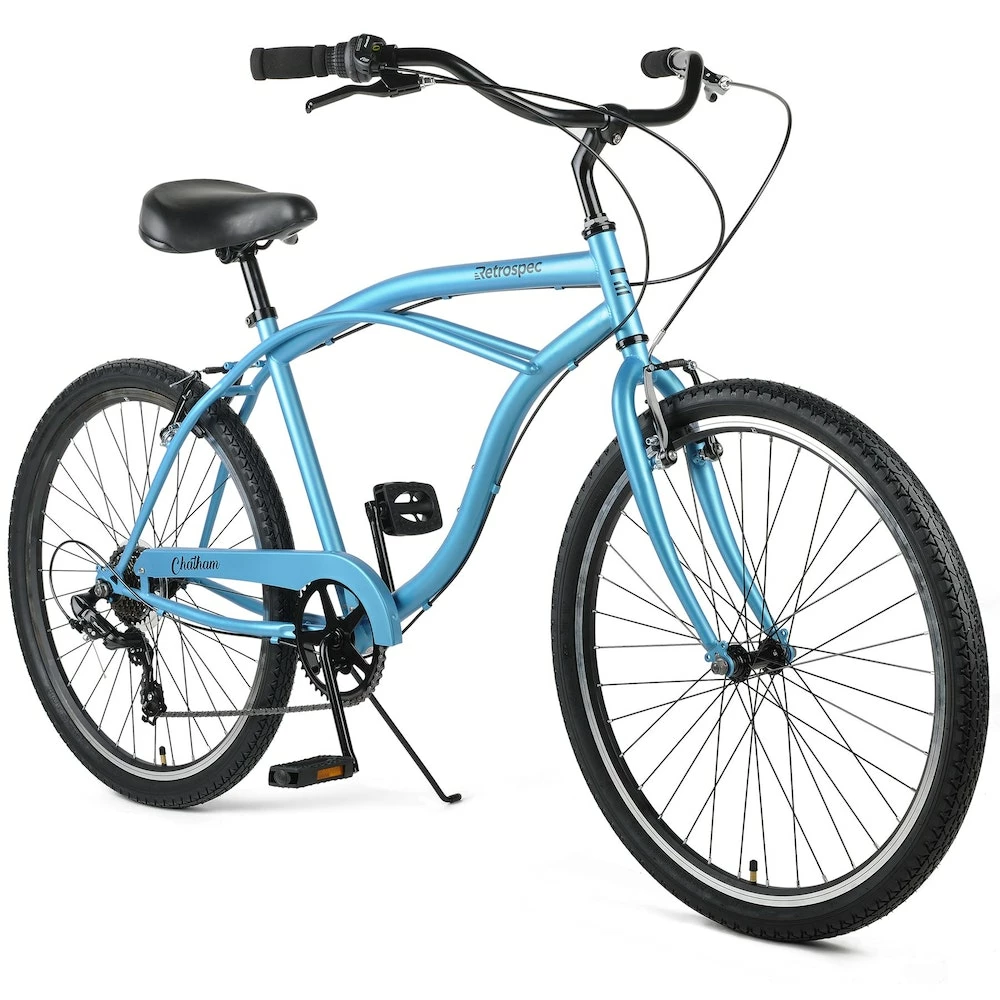 Retrospec Chatham Beach Cruiser 7-Speed 26" - Matte Pacific Blue 2022 4 Retrospec Chatham Beach Cruiser 7-Speed 26" - Matte Pacific Blue 2022 - Image 2