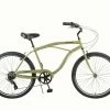 Retrospec Chatham Beach Cruiser 7-Speed 26" - Matte Military Green 2022