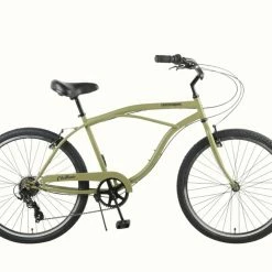 Retrospec Chatham Beach Cruiser 7-Speed 26" - Matte Military Green 2022