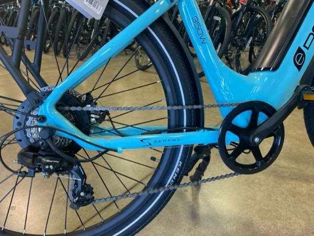 Serfas Dash E-Bike 500W Step Thru Blue 6 Serfas Dash E-Bike 500W Step Thru Blue - Image 4