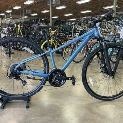 Cannondale Quick CX 4 Hybrid Bike Alpine Blue- Front Suspension/Disc Brakes