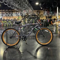 Retrospec Chatham Beach Cruiser 1-Speed 26" - Matte Graphite/Orange 2021